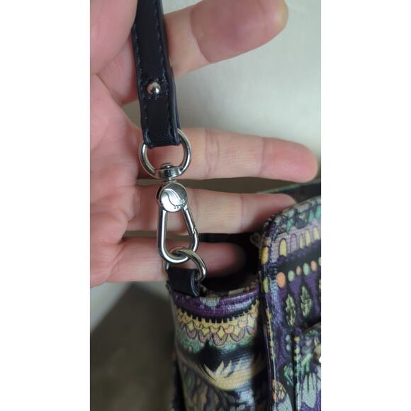 Sakroots by The Sak Artist Circle Tracy Boho Aztec Charging Crossbody - Picture 3 of 8